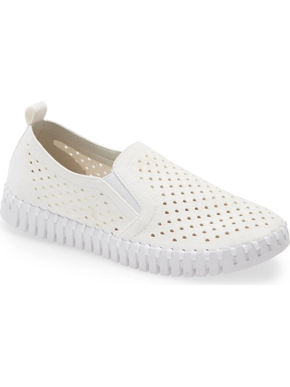 Ilse Jacobsen white tulip slip on shoes size 38 8